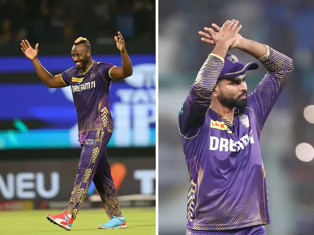 Social media reaction to Andre Russell becoming KKR s retention leader.