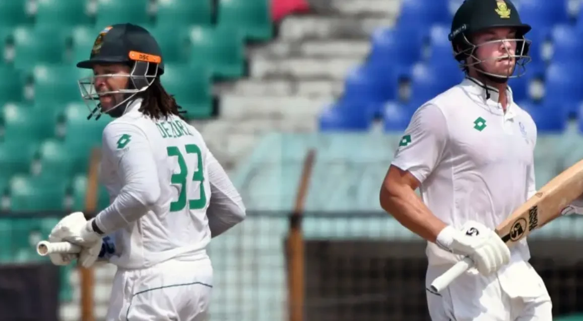 Tony de Zorzi and Tristan Stubbs Centuries Put South Africa in Control.