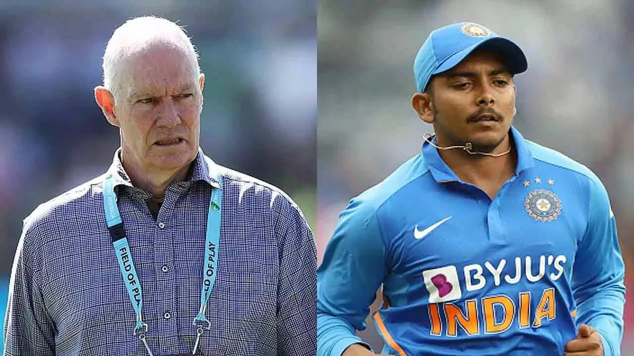 Greg Chappell has written a letter to a batter Prithvi Shaw.