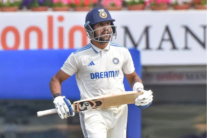 Dhruv Jurel in the ongoing second Test between India A and Australia A.