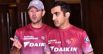 India coach Gautam Gambhir got into an argument with Ricky Ponting.