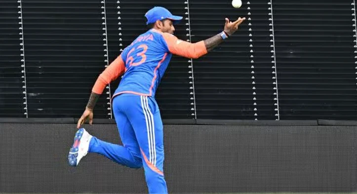 Suryakumar Yadav took an amazing catch of David Miller in the T20 World Cup 2024 Finals.