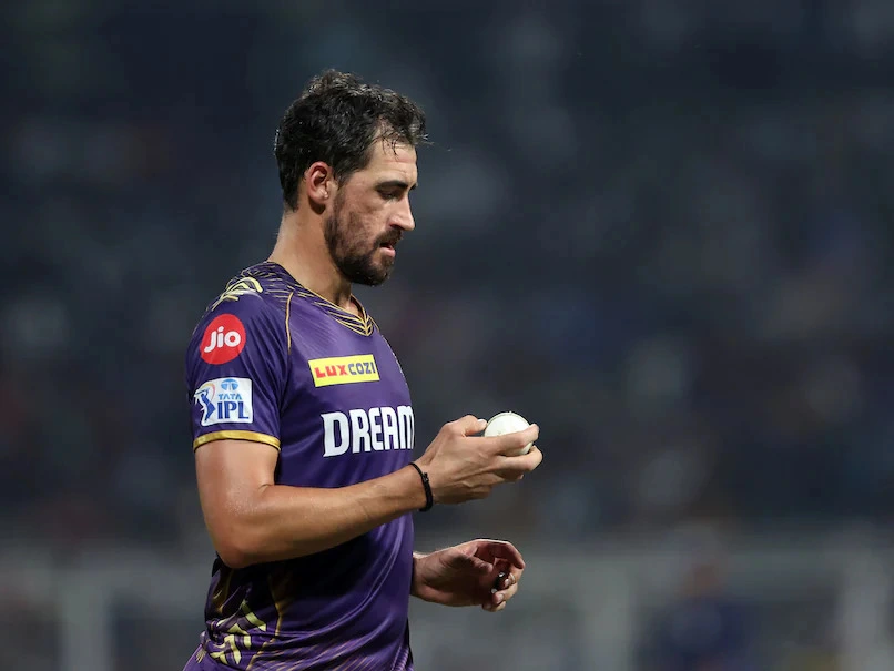 Mitchell Starks displeasure Kolkata Knight Riders.