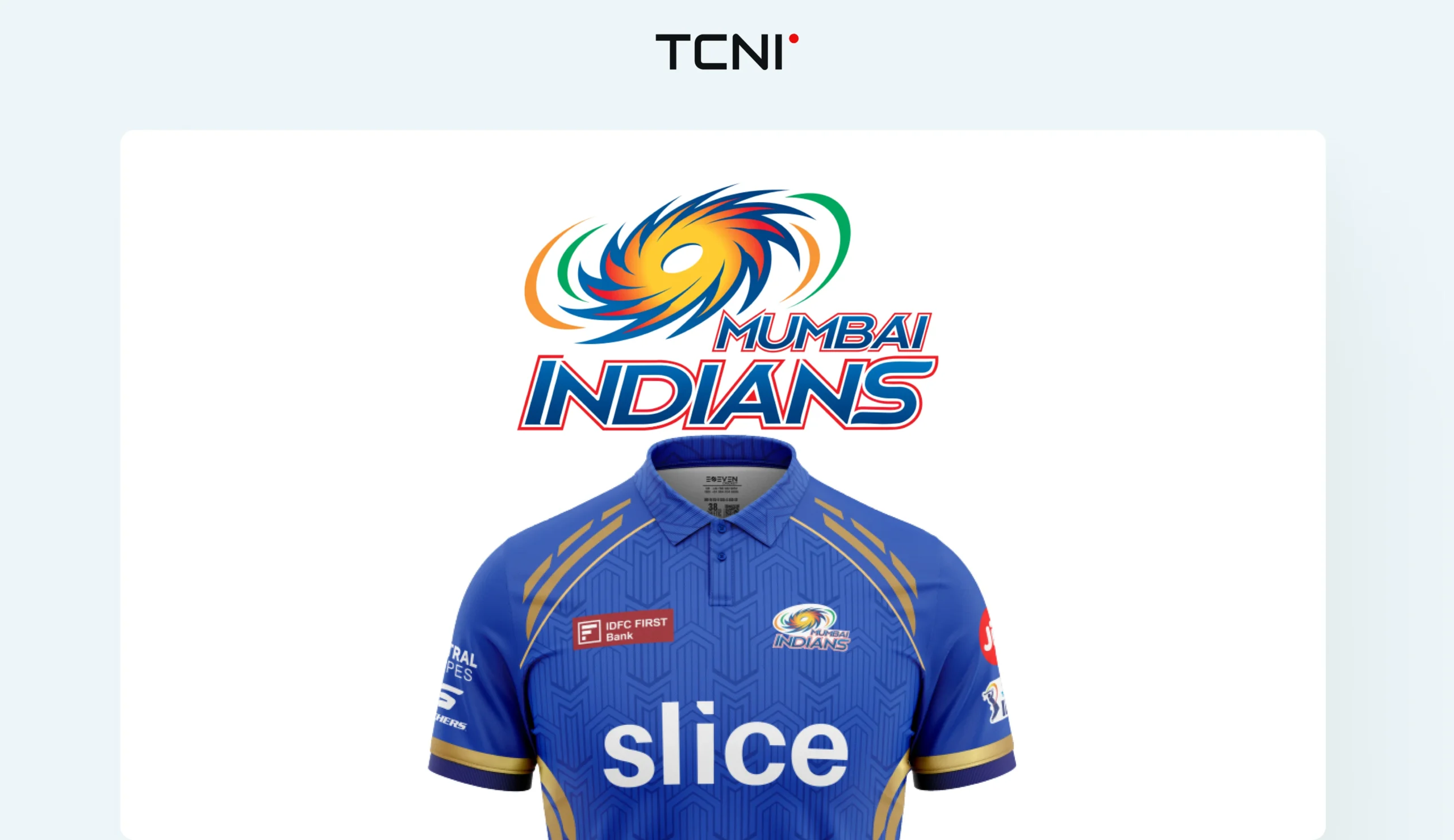 Sponsorship and financial overview of the Mumbai Indians team.