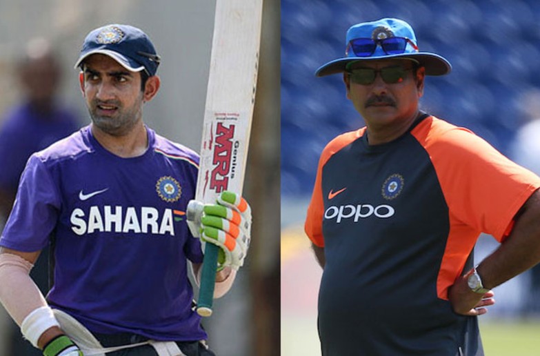 Ravi Shastri advised Gautam Gambhir to remain calm.