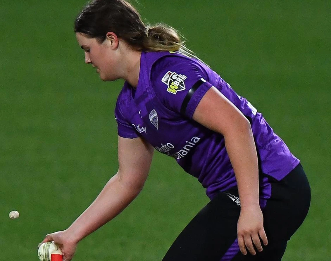 Ruth Johnston was dismissed during the match against the Sydney Thunder.