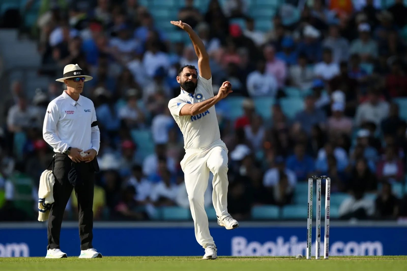 Mohammad Shami took four wickets in the first innings against Madhya Pradesh.