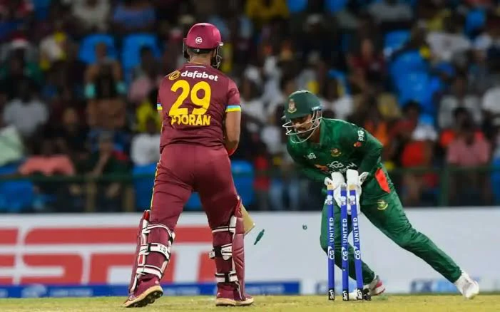 Bangladesh wins by the highest score in the T20I series against West Indies.