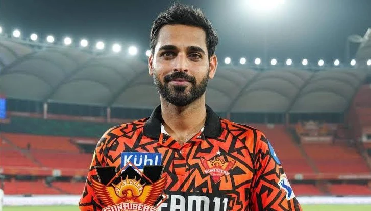 Bhuvneshwar Kumar made his first formal announcement as an RCB player.