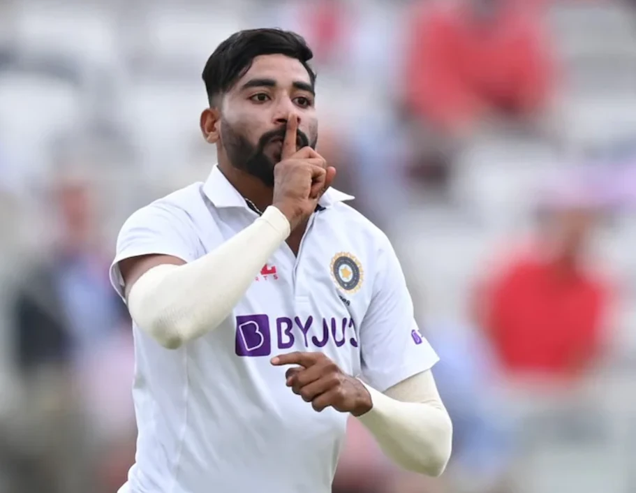 Mohammed Siraj opened the practice match between India and Australia in place of Rohit Sharma.