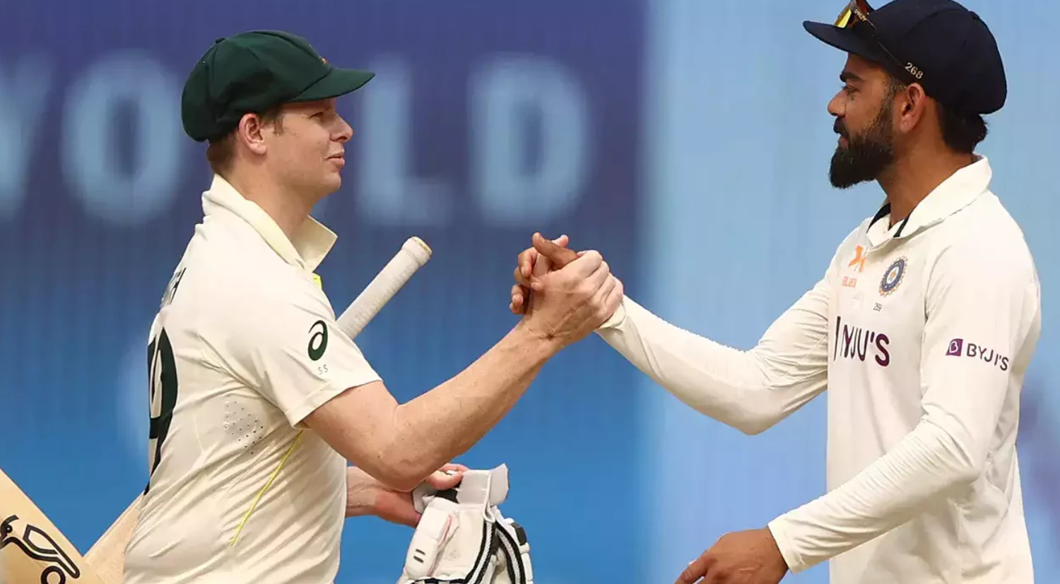 Virat Kohli showed sportsmanship by congratulating Steve Smith on his 34th Test century.