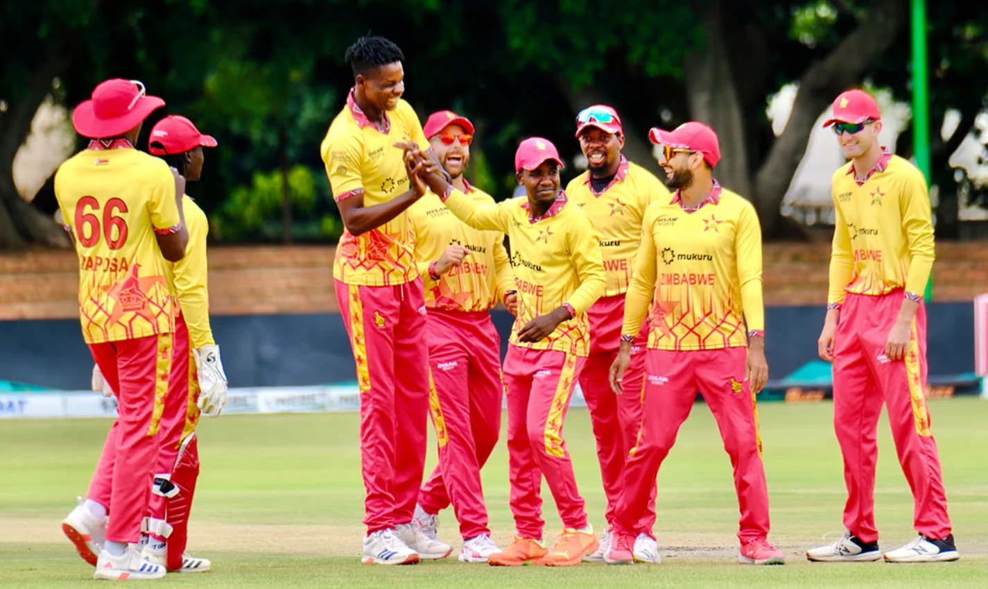 Team Zimbabwe was fined 10 percent of the fee for slow over-rate.