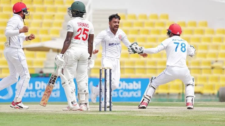 Afghanistan clinched a thrilling 72-run victory over Zimbabwe in the second Test.