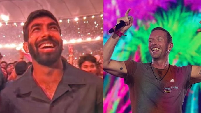 Chris Martin paid tribute to Jasprit Bumrah at the Coldplay concert.