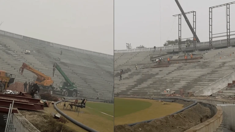 Pakistan Cricket Board has faced delays in completing construction work at the venues.