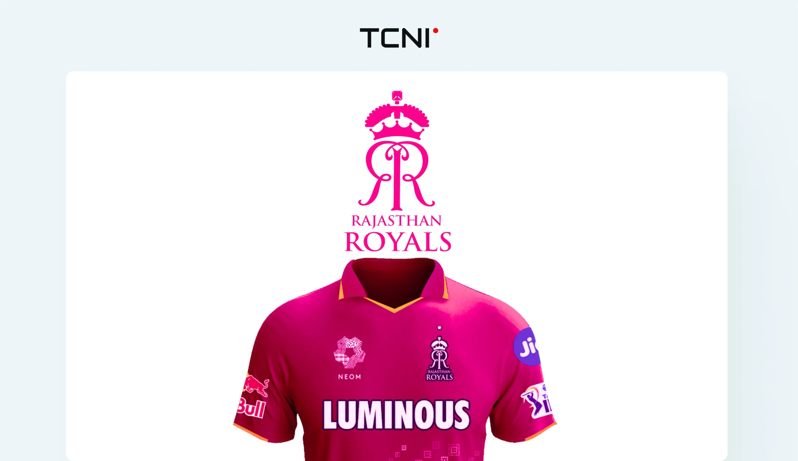 Information about Rajasthan Royals team's sponsorships and the overview.