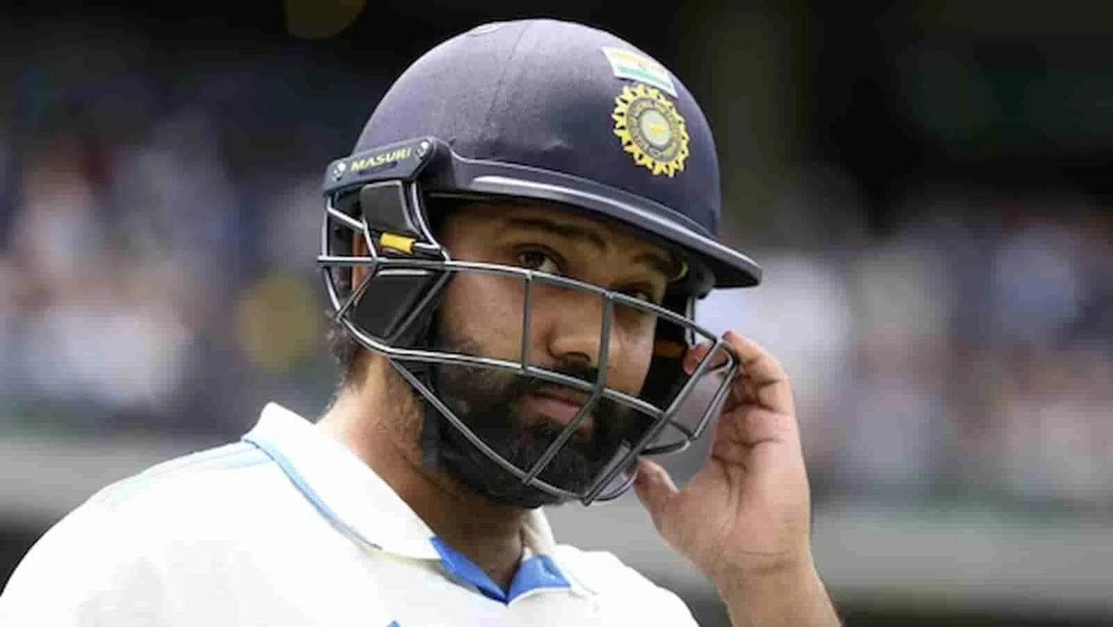 Rohit Sharma was dismissed for 28 in the second innings, caught by Abid Mushtaq.