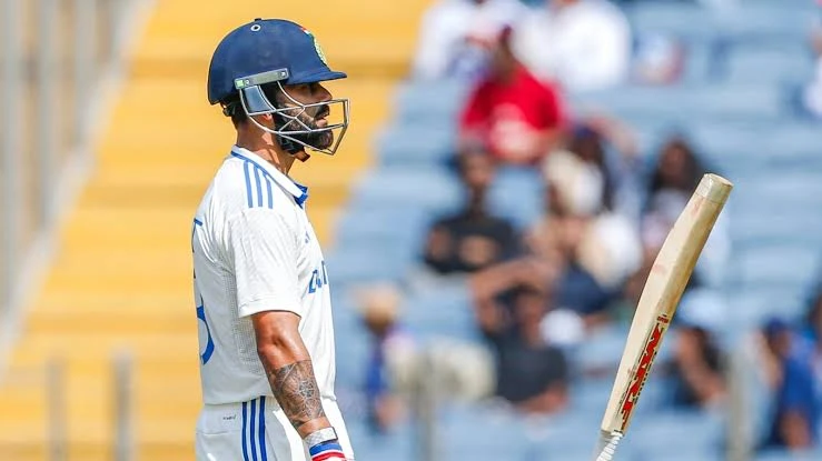 Virat Kohli has struggled in Test cricket, recording the lowest batting average.