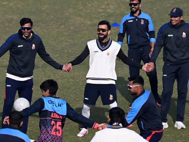 Kohli's return has lifted Delhi's spirits ahead of their vital Ranji Trophy clash with Railways.