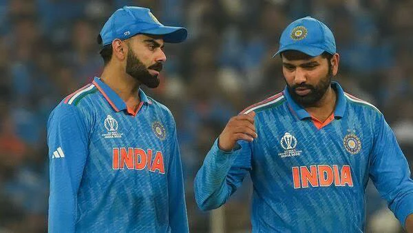 Despite recent struggles, Rohit Sharma and Virat Kohli trained intensely for the upcoming ODI series.