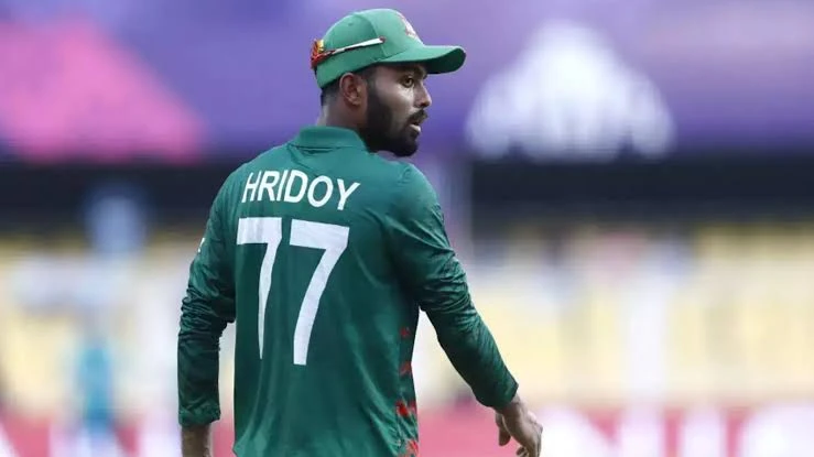 In the match between Bangladesh and India, Tawhid Hridoy scored the highest score.