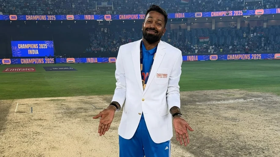 Hardik Pandya’s Instagram post with the trophy broke records.