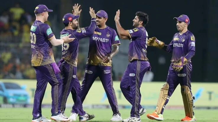 Kolkata Knight Riders unveil their new jersey symbolizing their victories.