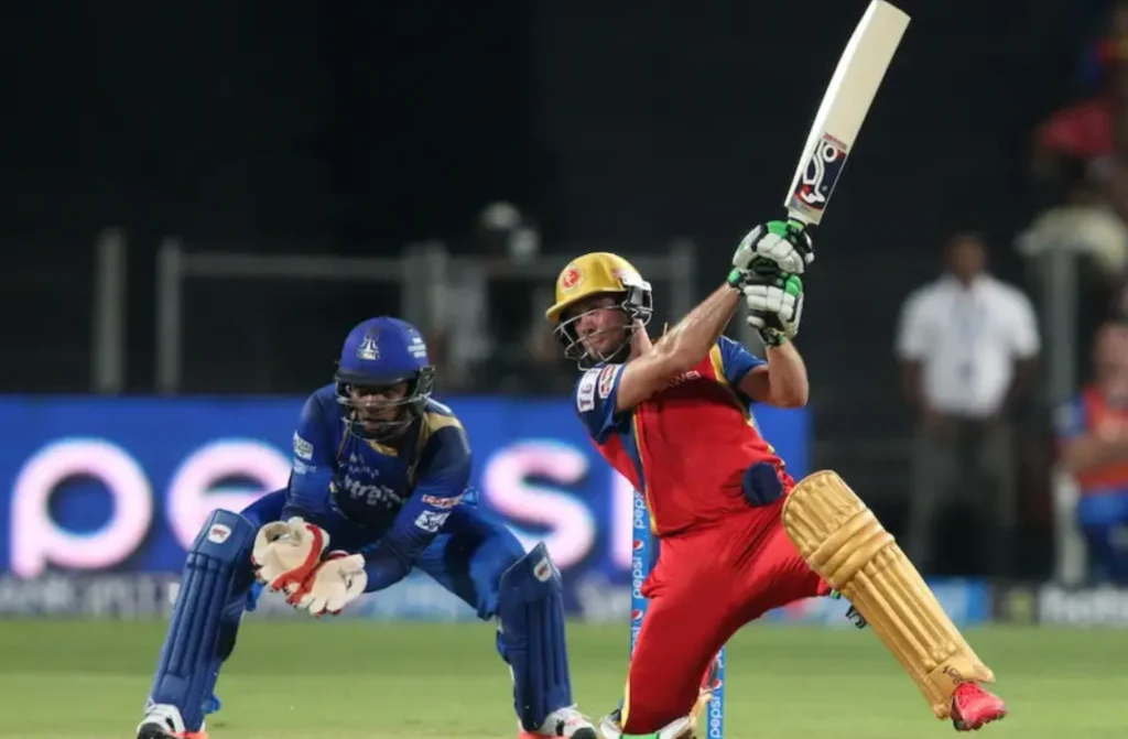 AB de Villiers scored 66 runs off 38 balls in the match.