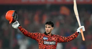 Abhishek Sharma blasts 59 to knock LSG out of playoffs.