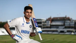 Shubman Gill being announced as the Indian team’s captain.