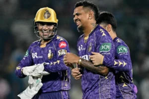 Andre Russell's explosive finish powers KKR past RR in a thrilling last-over win.