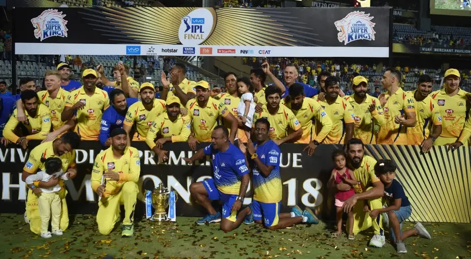 CSK wins the IPL 2018 title, marking its third title win under Dhoni.