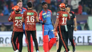 Rain ends SRH's playoff hopes as match against Delhi gets washed out.