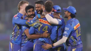 Exciting and powerful moments of the Mumbai Indians team during the IPL 2025 season.