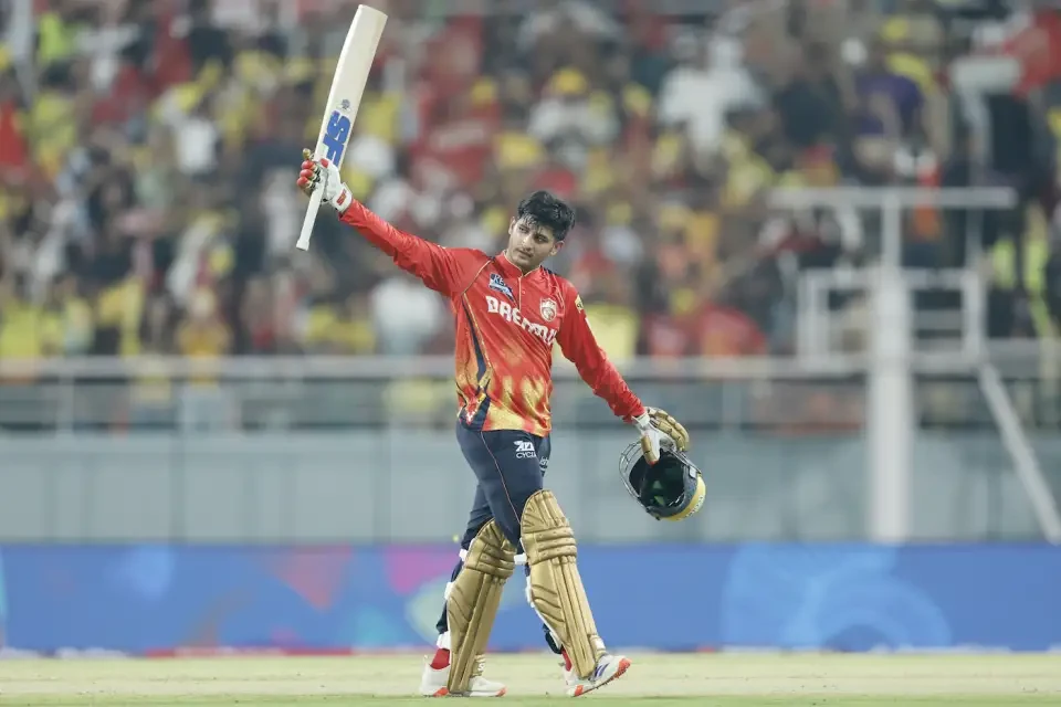 Priyansh Arya performanced an impressive performance to take the top spot in points.