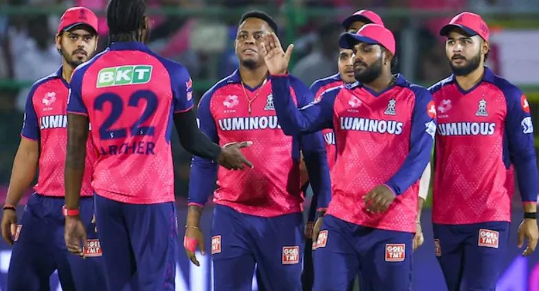 RR crashed out of IPL playoffs after a 100-run thrashing by MI.