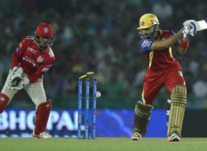 Virat Kohli was bowled by Anureet Singh for 19 runs.