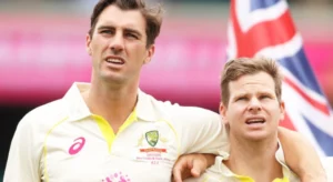 Steve Smith and Pat Cummins in a Frame.