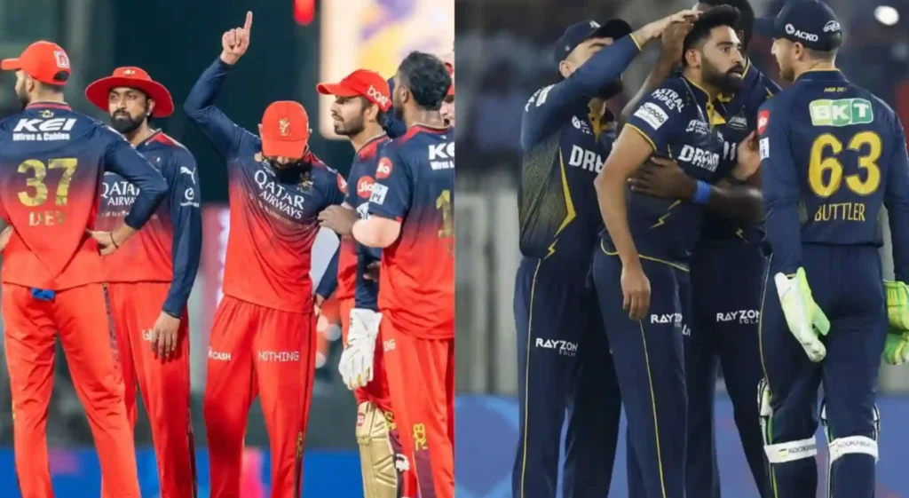 Gujarat and Bengaluru poised for possible Qualifier 1 showdown in IPL 2025.