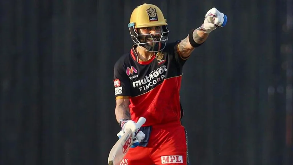 Virat Kohli in IPL 2020, playing for RCB as a captain.