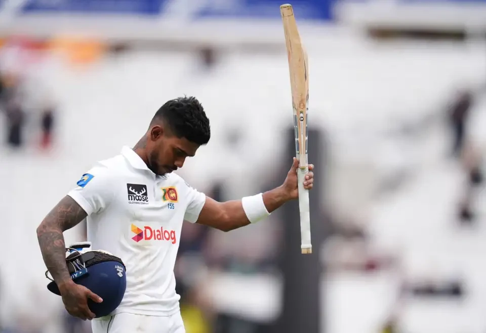 Pathum Nissanka scored his second Test century.