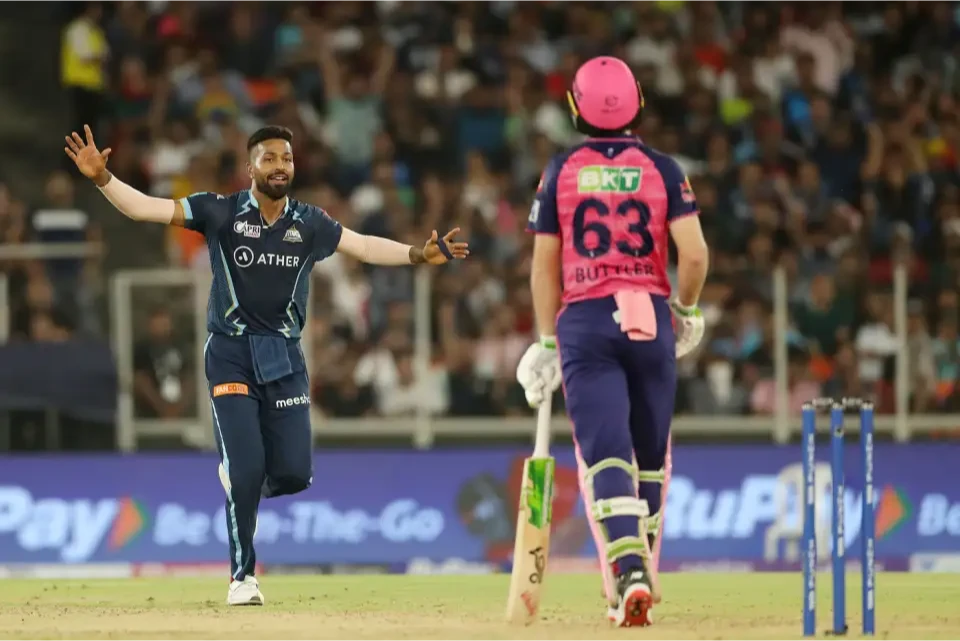 Hardik Pandya played for the Gujarat Titans team in the IPL.