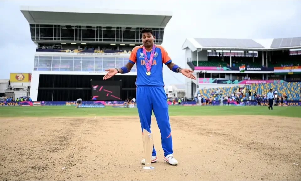 Hardik Pandya managed to take an important wicket during the match.