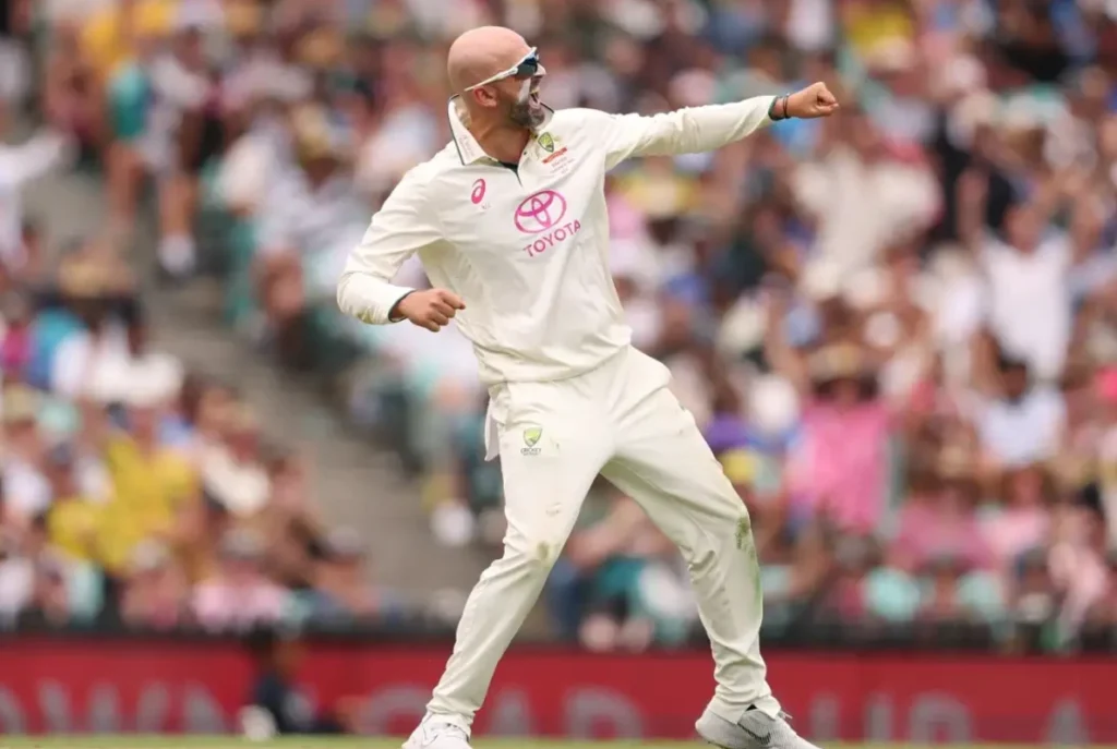 Nathan Lyon in the Border-Gavaskar Trophy.