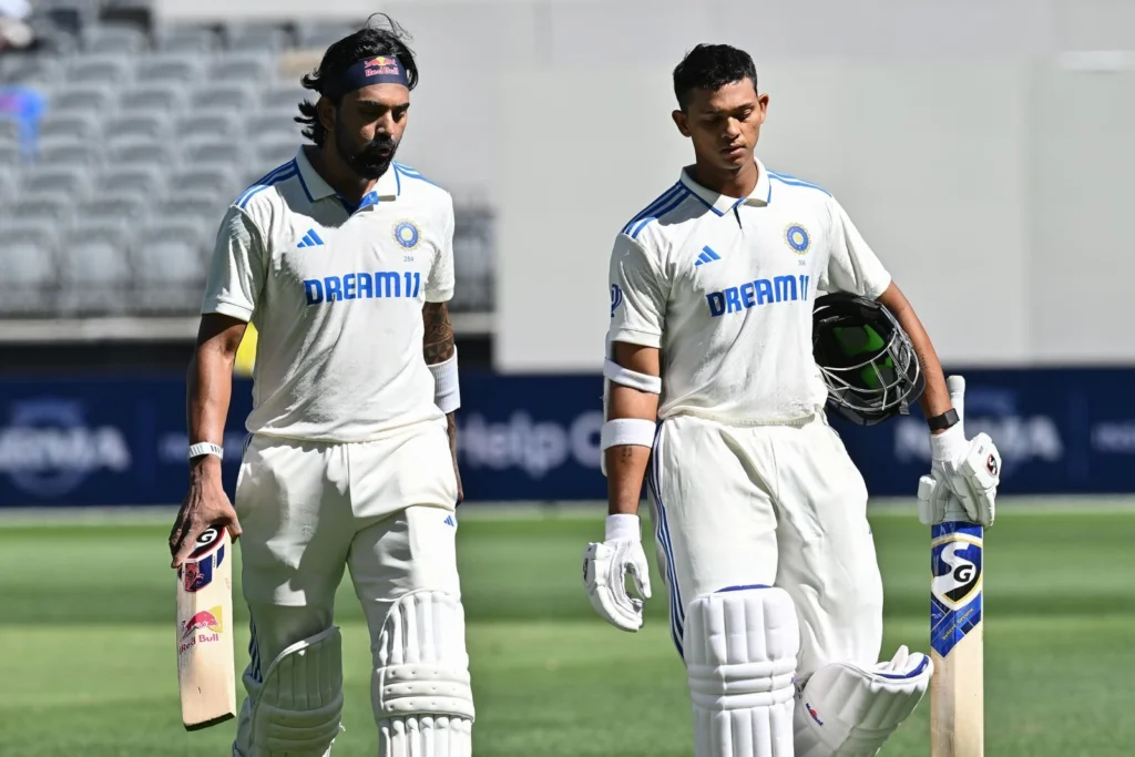Indian national cricket team players KL Rahul and Yashasvi Jaiswal.