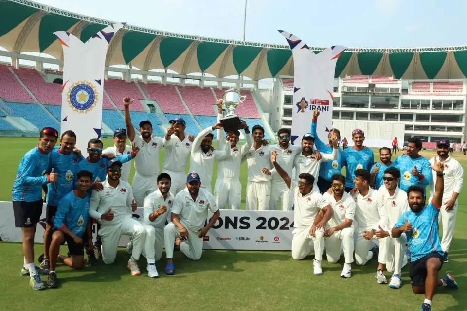 Shreyas Iyer and his Mumbai teammates have won the Iran 2024 Cup.
