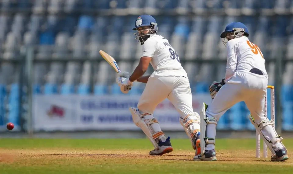 Shreyas Iyer was instrumental in playing for the Mumbai team.