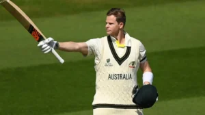Steve Smith in the 2023 ICC World Test Championship Finals against India.