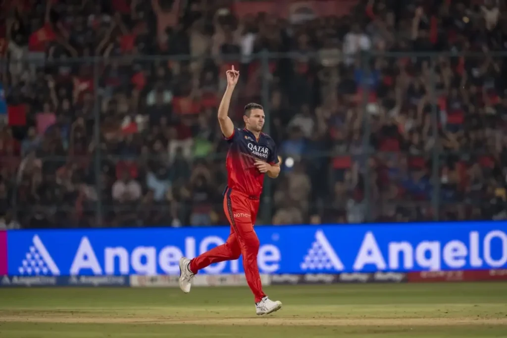 Josh Hazlewood has never lost any final match in which he played.