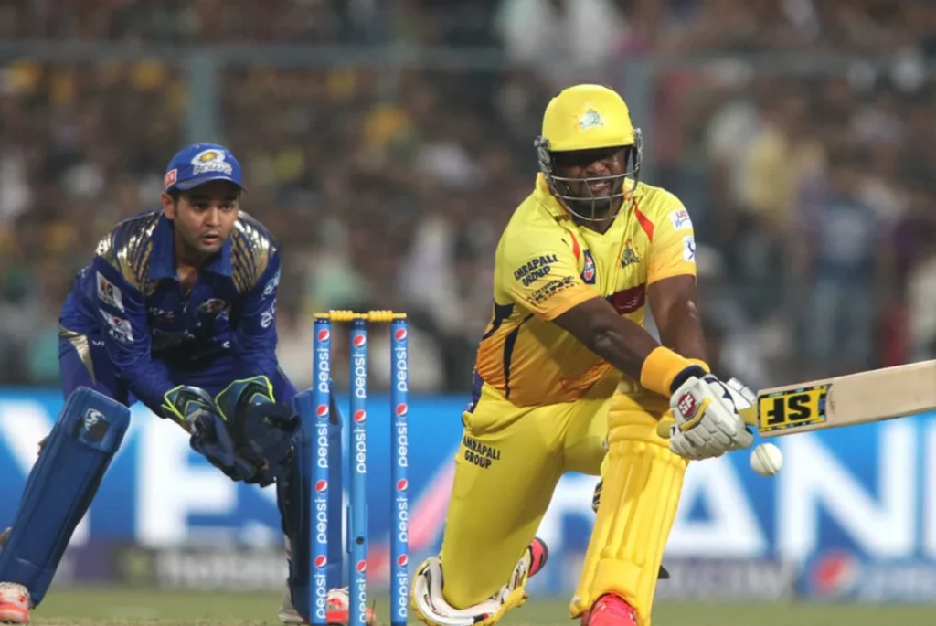 Dwayne Smith in the IPL 2015 Finals.